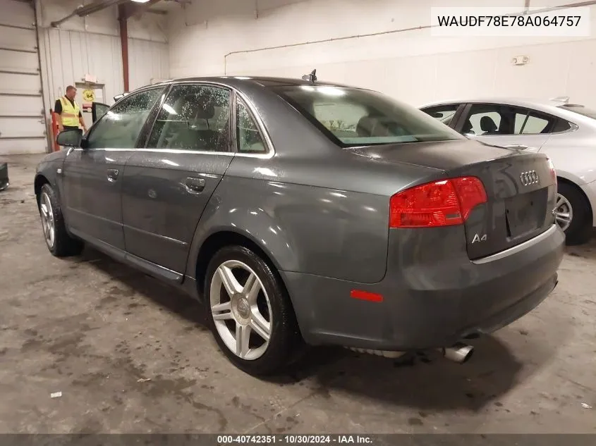 WAUDF78E78A064757 2008 Audi A4 2.0T/2.0T Special Edition