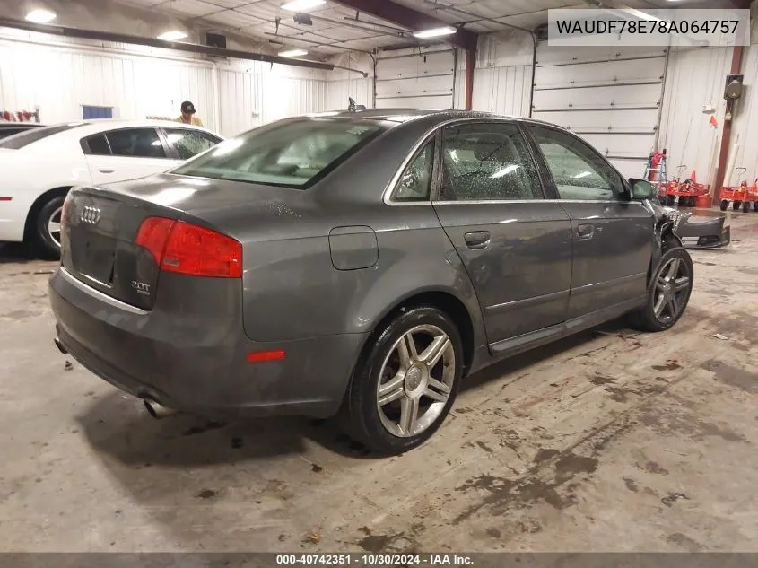 WAUDF78E78A064757 2008 Audi A4 2.0T/2.0T Special Edition