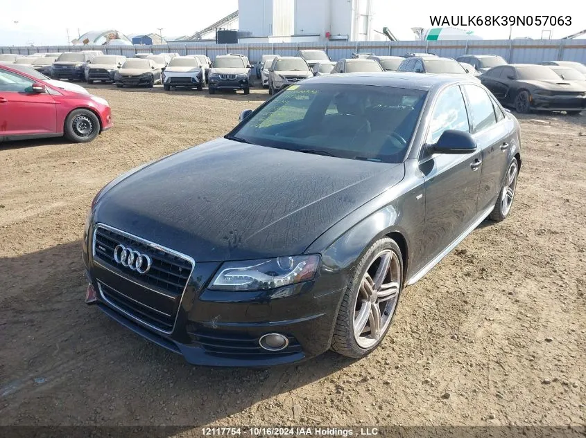 WAULK68K39N057063 2009 Audi A4