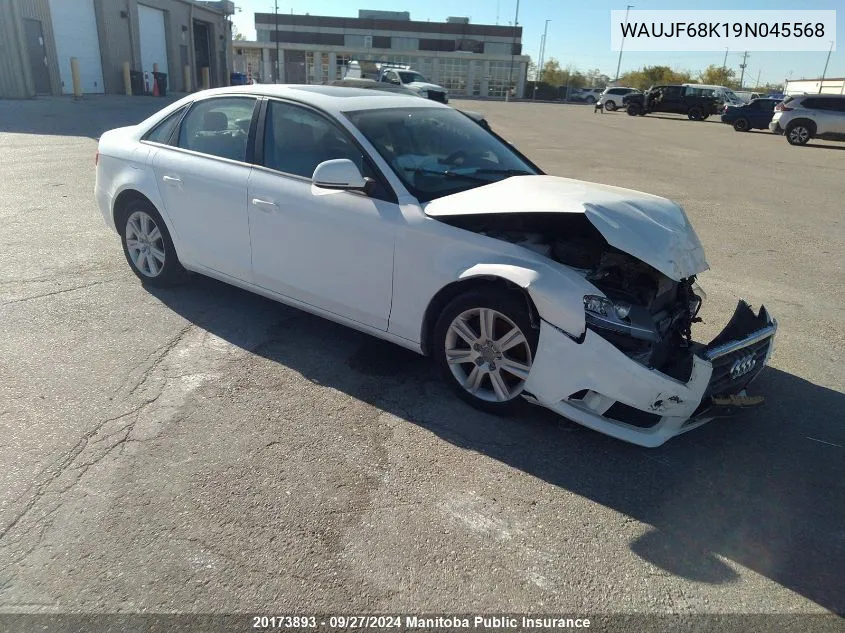 WAUJF68K19N045568 2009 Audi A4 2.0T