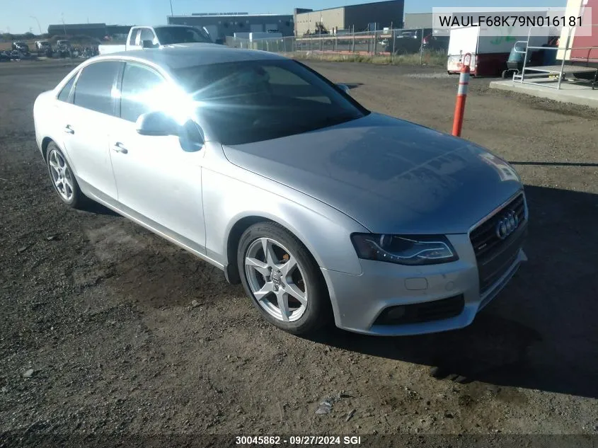 WAULF68K79N016181 2009 Audi A4 2.0T Quattro