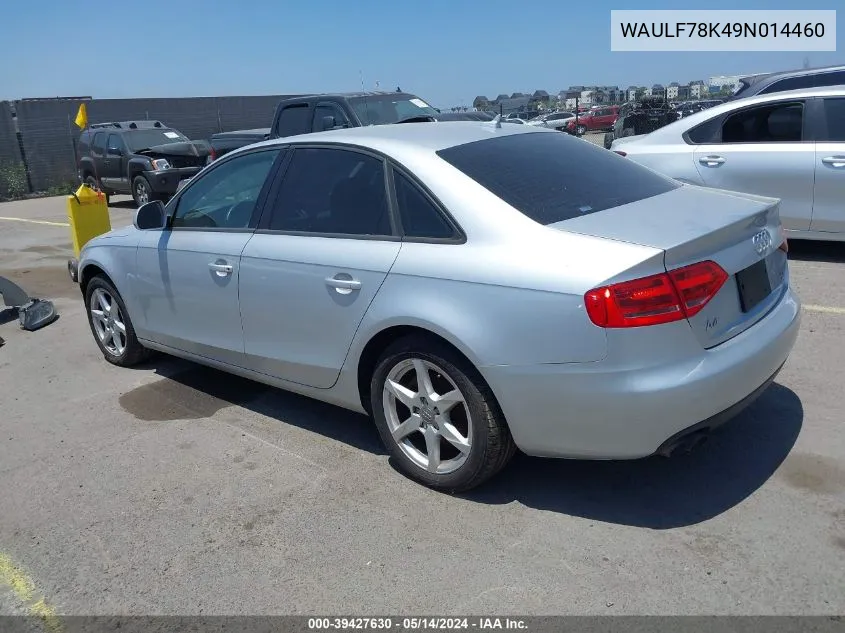 WAULF78K49N014460 2009 Audi A4 2.0T Premium