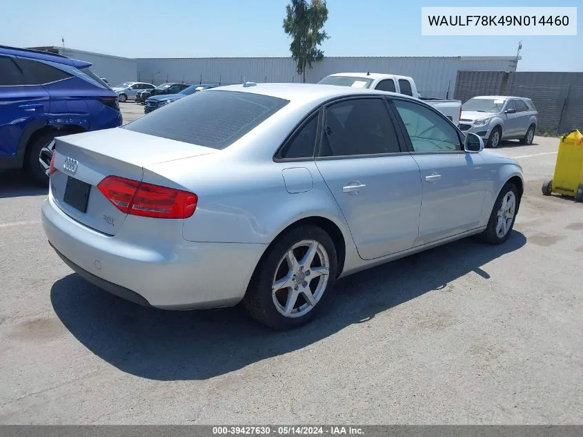 WAULF78K49N014460 2009 Audi A4 2.0T Premium