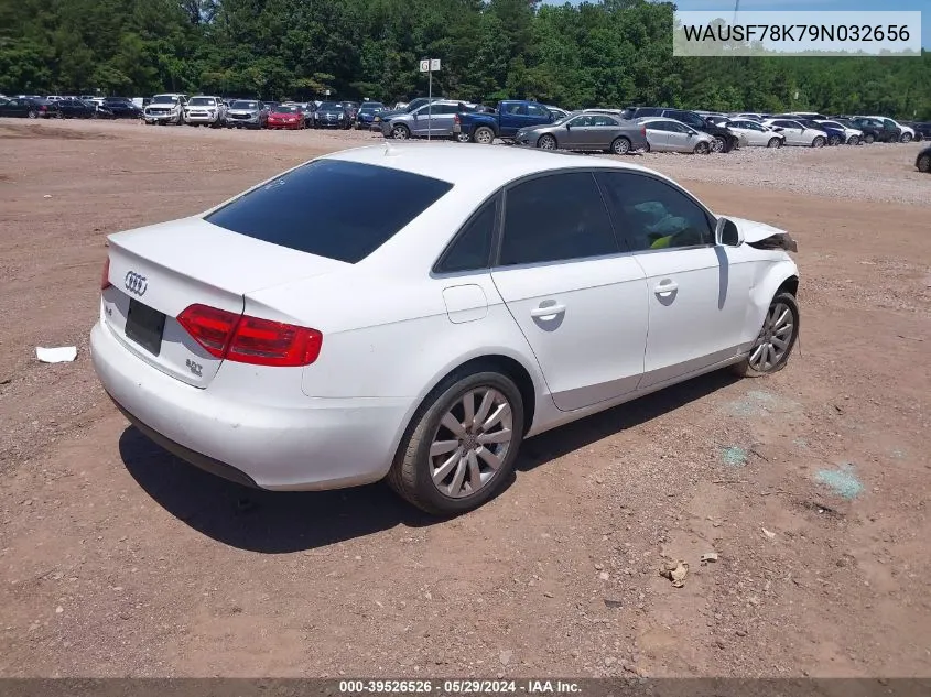 WAUSF78K79N032656 2009 Audi A4 2.0T Premium