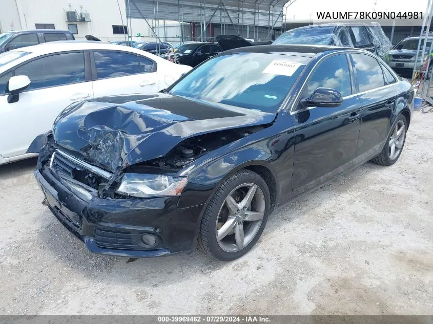 WAUMF78K09N044981 2009 Audi A4 2.0T Premium