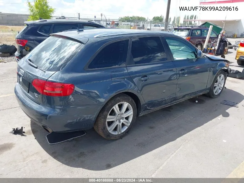 WAUVF78K99A209616 2009 Audi A4 2.0T Avant