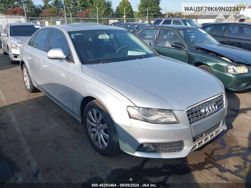 WAUSF78K69N023477 2009 Audi A4 2.0T Premium