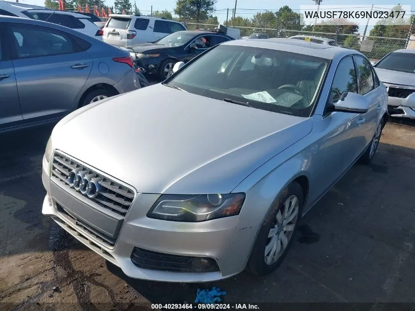 WAUSF78K69N023477 2009 Audi A4 2.0T Premium