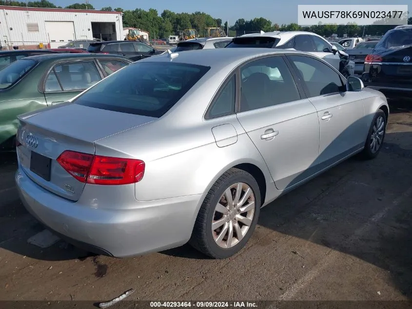 WAUSF78K69N023477 2009 Audi A4 2.0T Premium