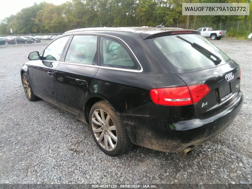 WAUGF78K79A103772 2009 Audi A4 2.0T Avant