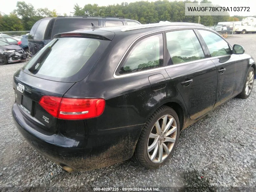 WAUGF78K79A103772 2009 Audi A4 2.0T Avant