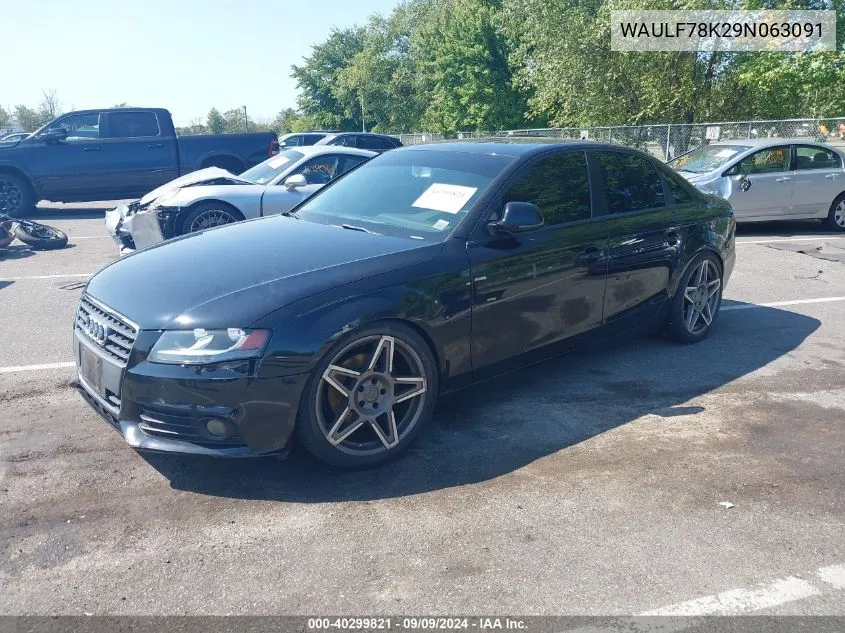 WAULF78K29N063091 2009 Audi A4 2.0T Premium