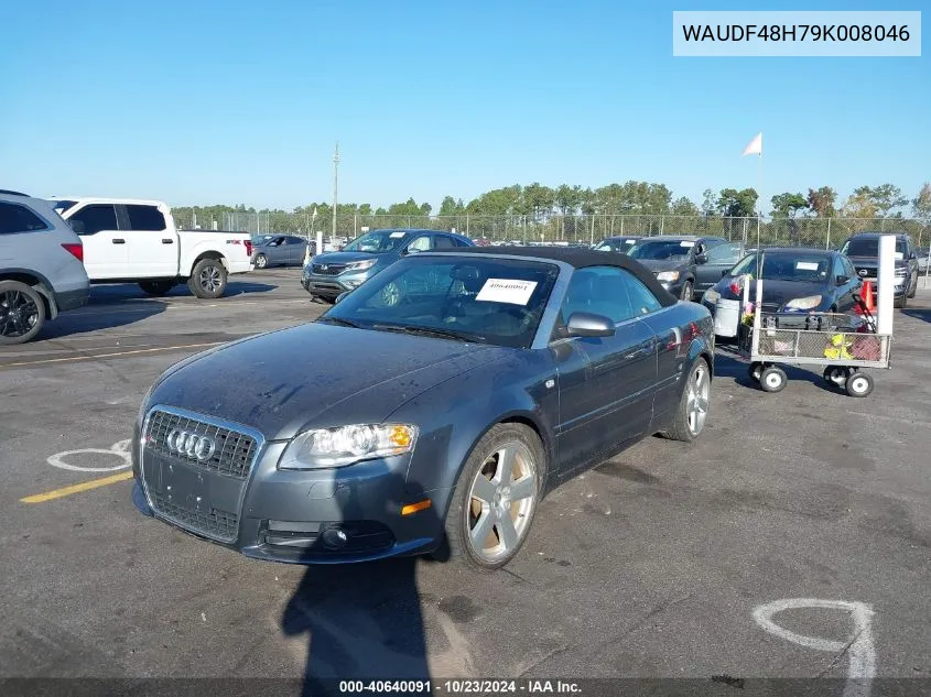 2009 Audi A4 2.0T Special Edition VIN: WAUDF48H79K008046 Lot: 40640091