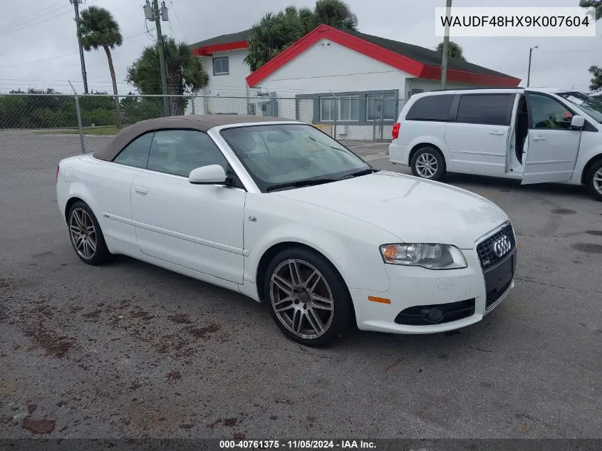 2009 Audi A4 2.0T Special Edition VIN: WAUDF48HX9K007604 Lot: 40761375