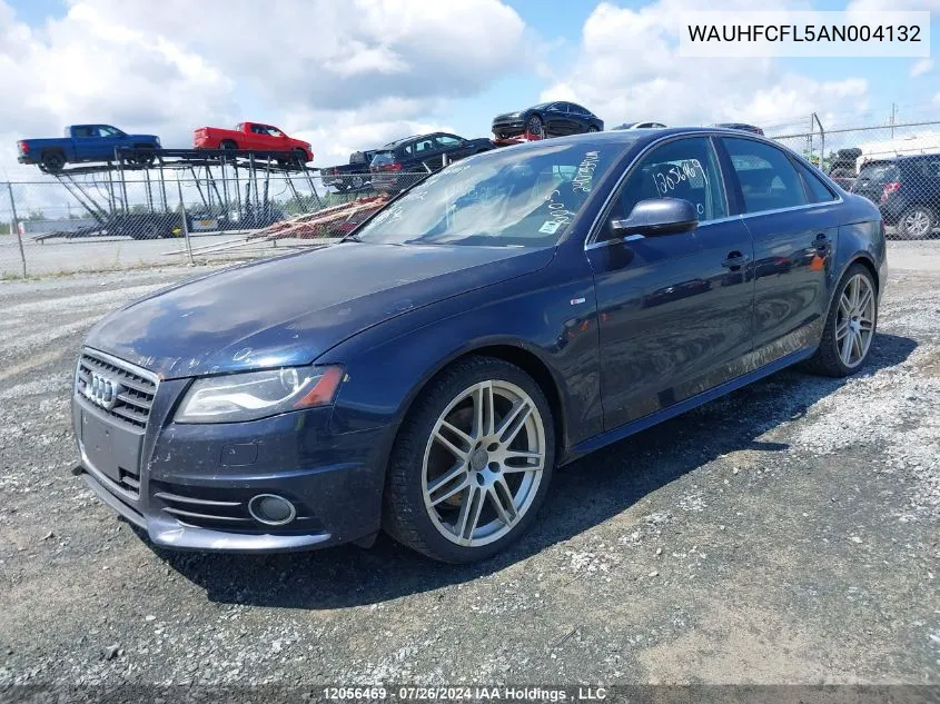 2010 Audi A4 VIN: WAUHFCFL5AN004132 Lot: 12056469