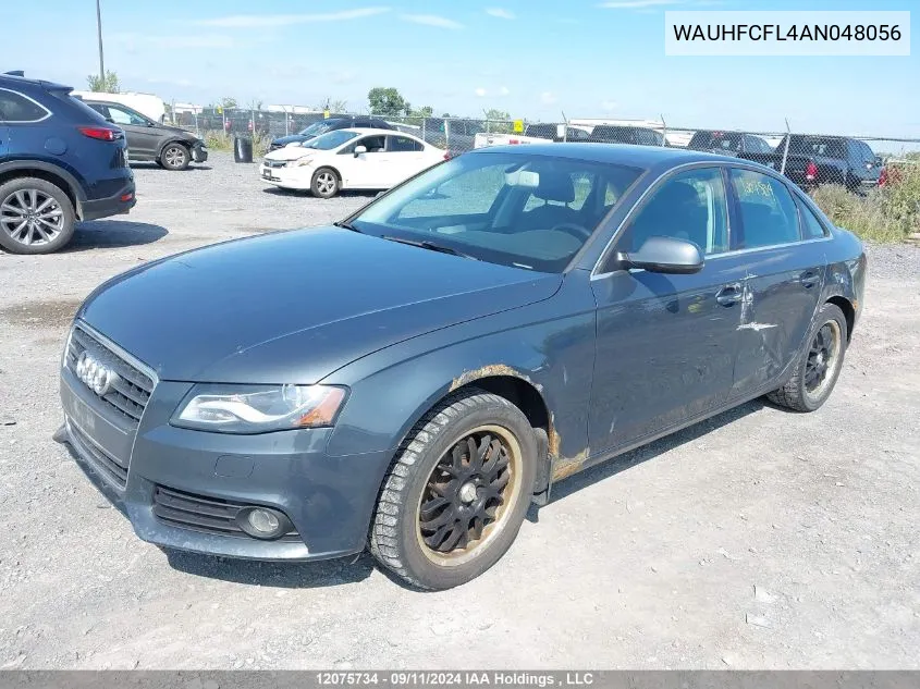 2010 Audi A4 Premium Plus VIN: WAUHFCFL4AN048056 Lot: 12075734