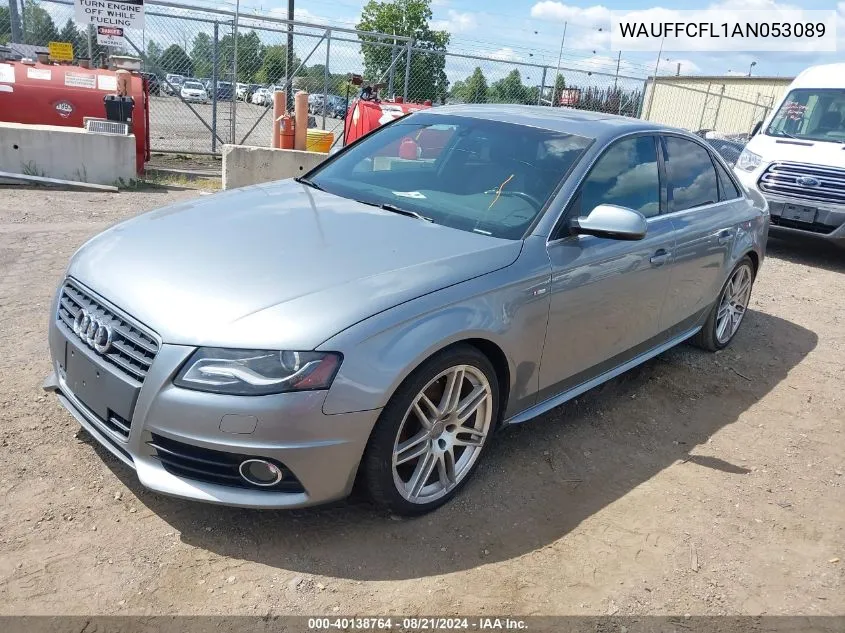 WAUFFCFL1AN053089 2010 Audi A4 2.0T Premium