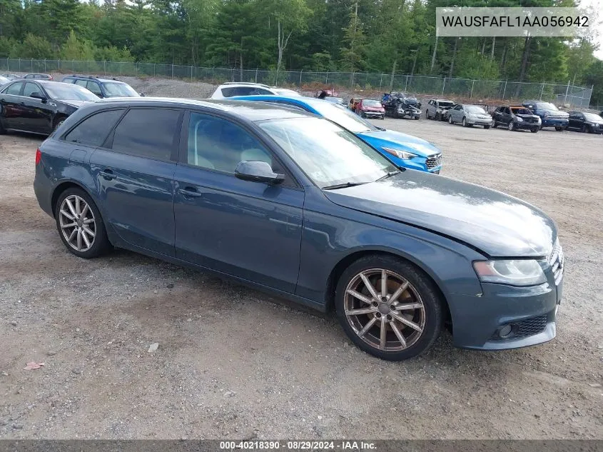 WAUSFAFL1AA056942 2010 Audi A4 2.0T Premium