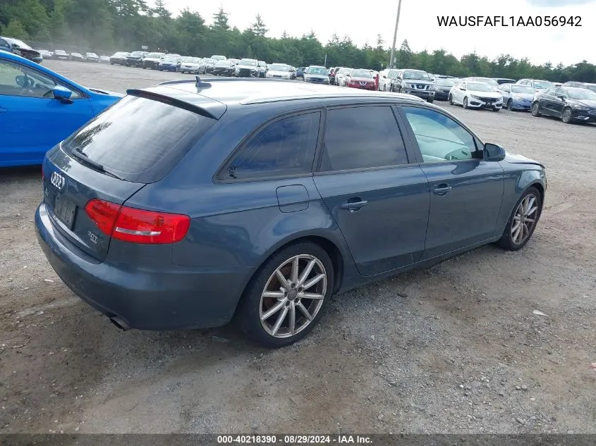 WAUSFAFL1AA056942 2010 Audi A4 2.0T Premium