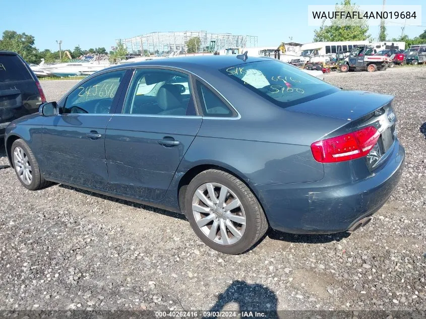 WAUFFAFL4AN019684 2010 Audi A4 2.0T Premium