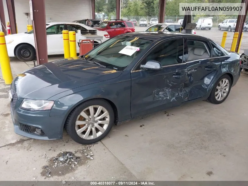 WAUFFAFL0AN059907 2010 Audi A4 Premium Plus