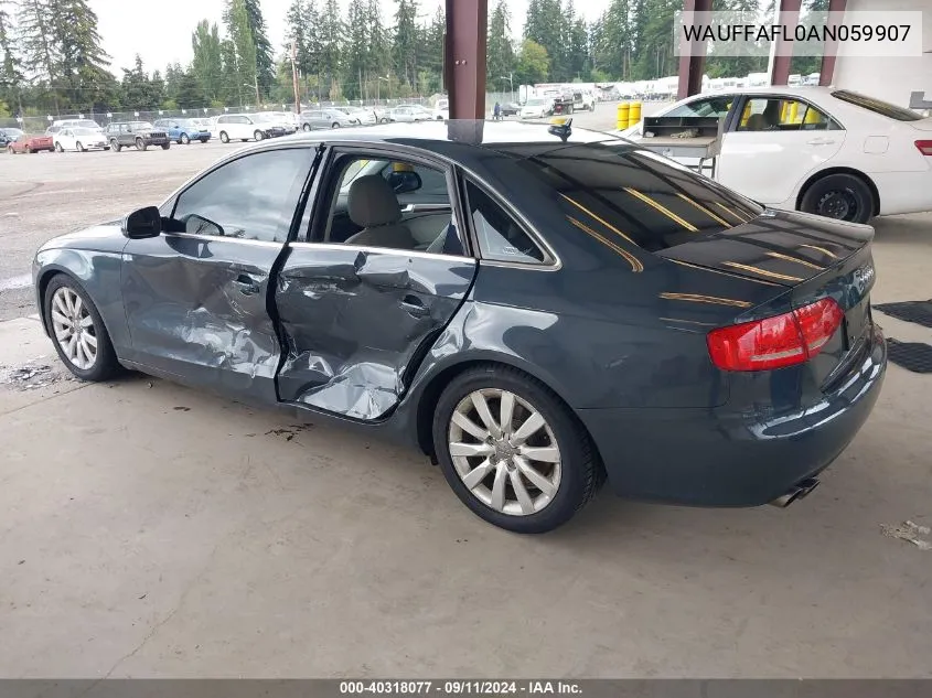 WAUFFAFL0AN059907 2010 Audi A4 Premium Plus