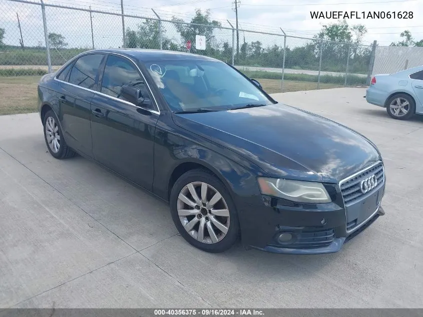 2010 Audi A4 2.0T Premium VIN: WAUEFAFL1AN061628 Lot: 40356375