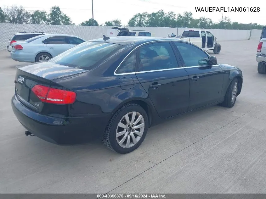 WAUEFAFL1AN061628 2010 Audi A4 2.0T Premium