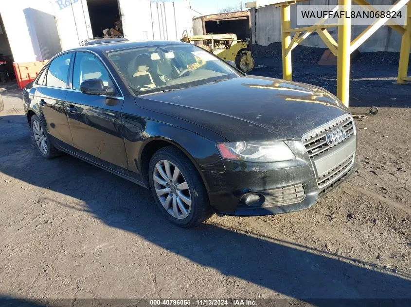 2010 Audi A4 2.0T Premium VIN: WAUFFAFL8AN068824 Lot: 40796055