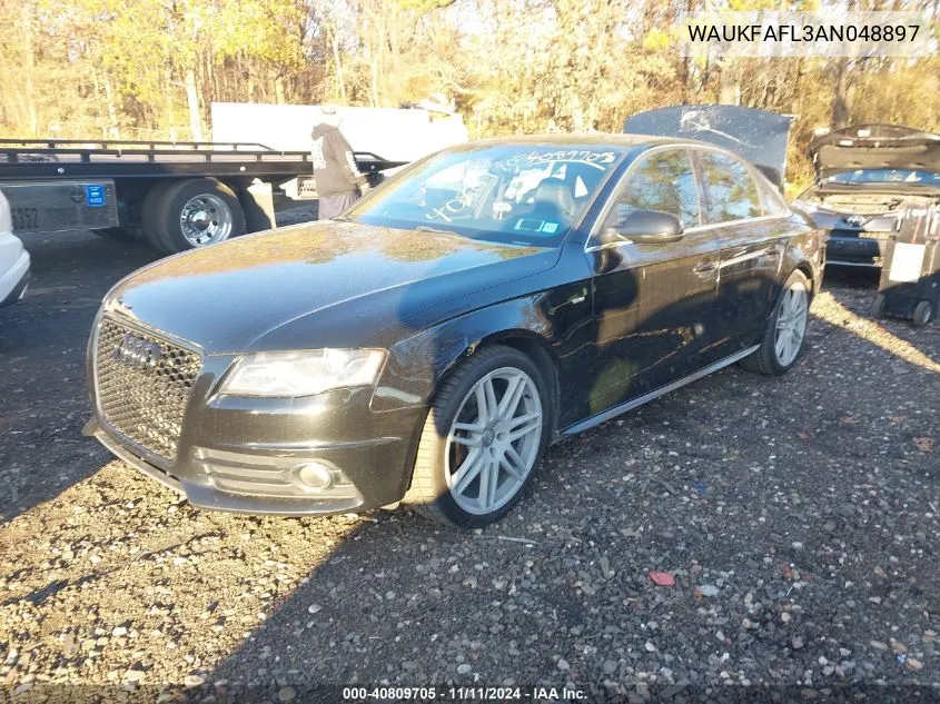 2010 Audi A4 2.0T Premium VIN: WAUKFAFL3AN048897 Lot: 40809705