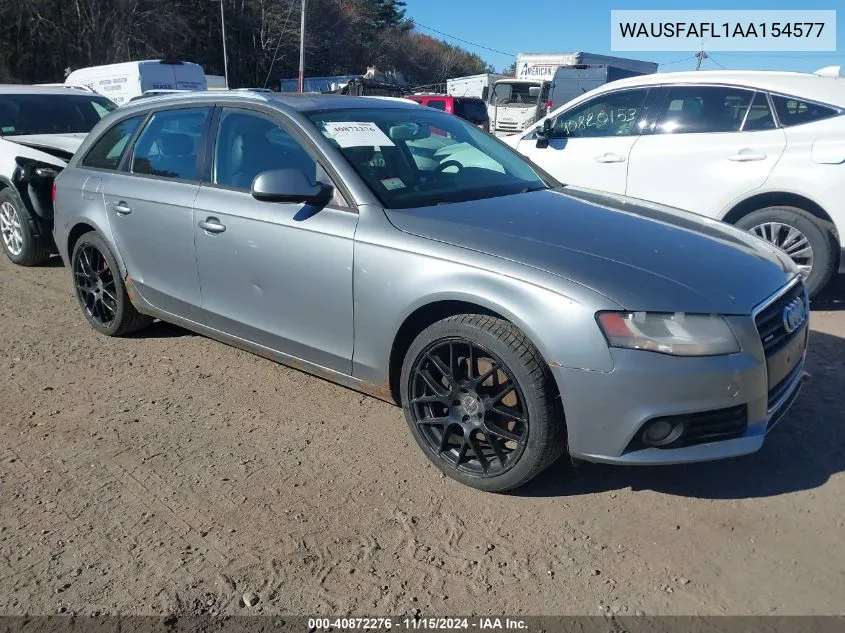 2010 Audi A4 2.0T Premium VIN: WAUSFAFL1AA154577 Lot: 40872276