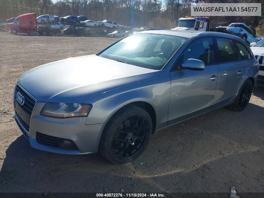 2010 Audi A4 2.0T Premium VIN: WAUSFAFL1AA154577 Lot: 40872276