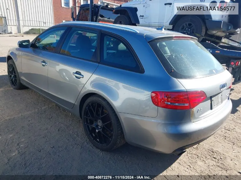 2010 Audi A4 2.0T Premium VIN: WAUSFAFL1AA154577 Lot: 40872276