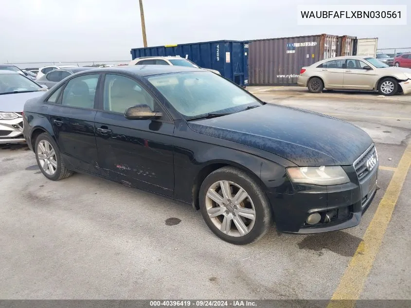 WAUBFAFLXBN030561 2011 Audi A4 2.0T Premium