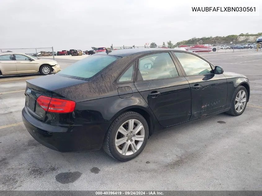 WAUBFAFLXBN030561 2011 Audi A4 2.0T Premium