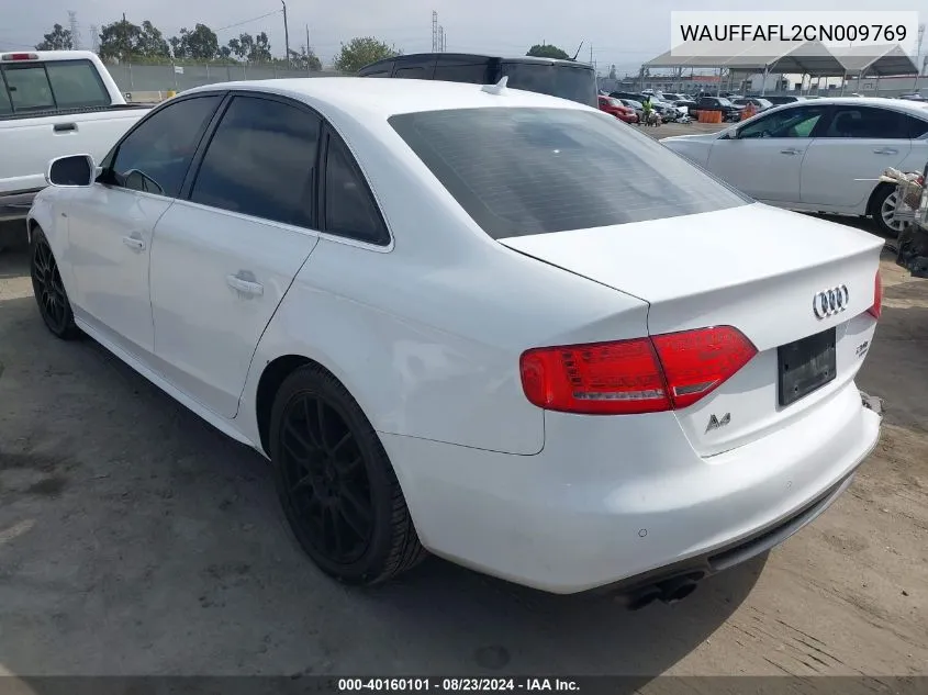 WAUFFAFL2CN009769 2012 Audi A4 2.0T Premium