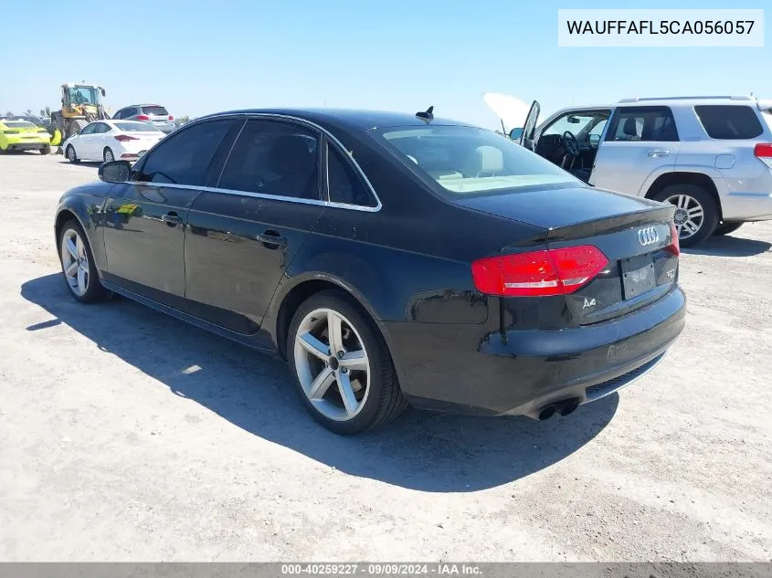 WAUFFAFL5CA056057 2012 Audi A4 2.0T Premium