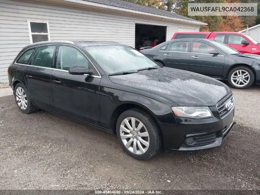 2012 Audi A4 2.0T Premium VIN: WAUSFAFL9CA042368 Lot: 40404690