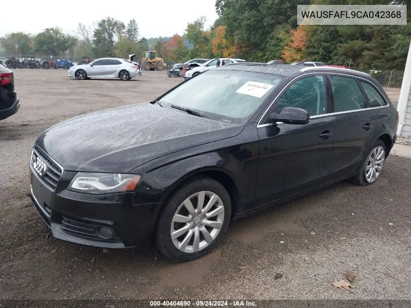 WAUSFAFL9CA042368 2012 Audi A4 2.0T Premium