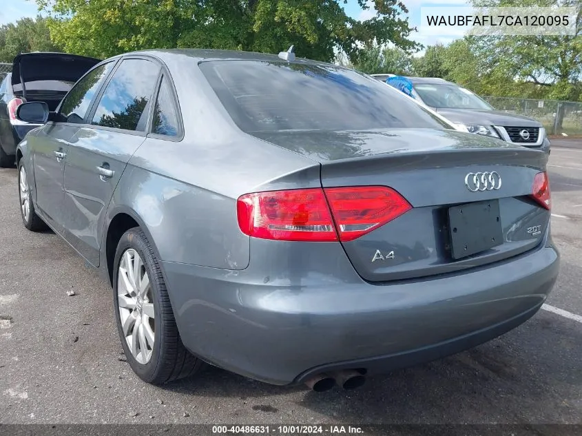 WAUBFAFL7CA120095 2012 Audi A4 2.0T Premium