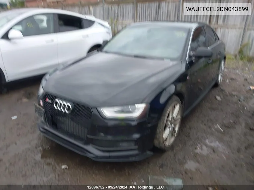 WAUFFCFL2DN043899 2013 Audi A4