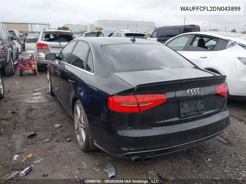 WAUFFCFL2DN043899 2013 Audi A4