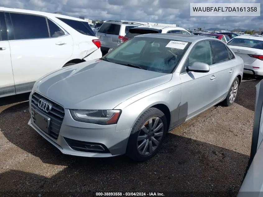 2013 Audi A4 2.0T Premium VIN: WAUBFAFL7DA161358 Lot: 38893558