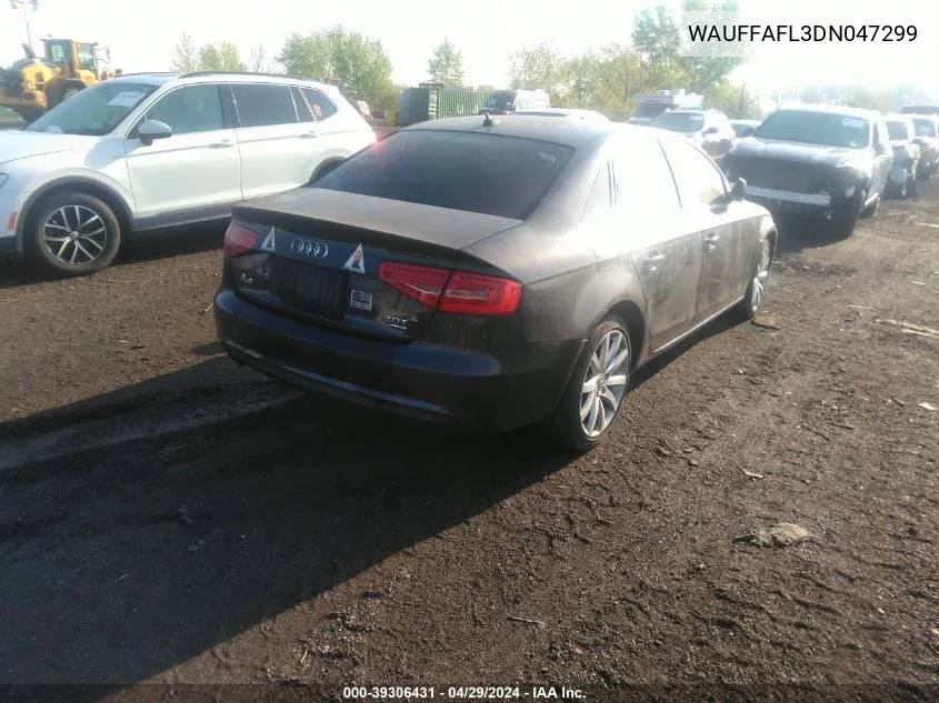 WAUFFAFL3DN047299 2013 Audi A4 2.0T Premium