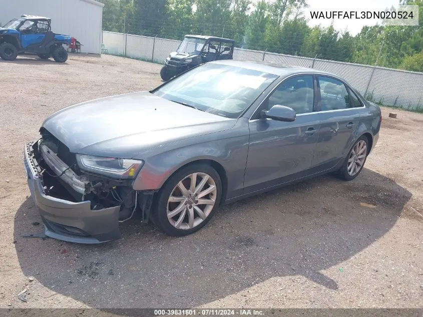 WAUFFAFL3DN020524 2013 Audi A4 2.0T Premium