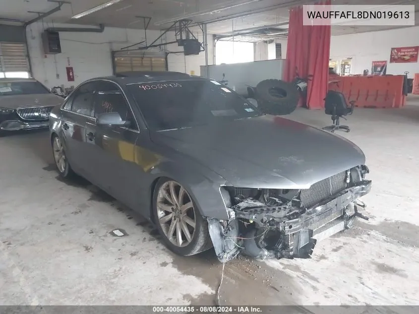 WAUFFAFL8DN019613 2013 Audi A4 2.0T Premium