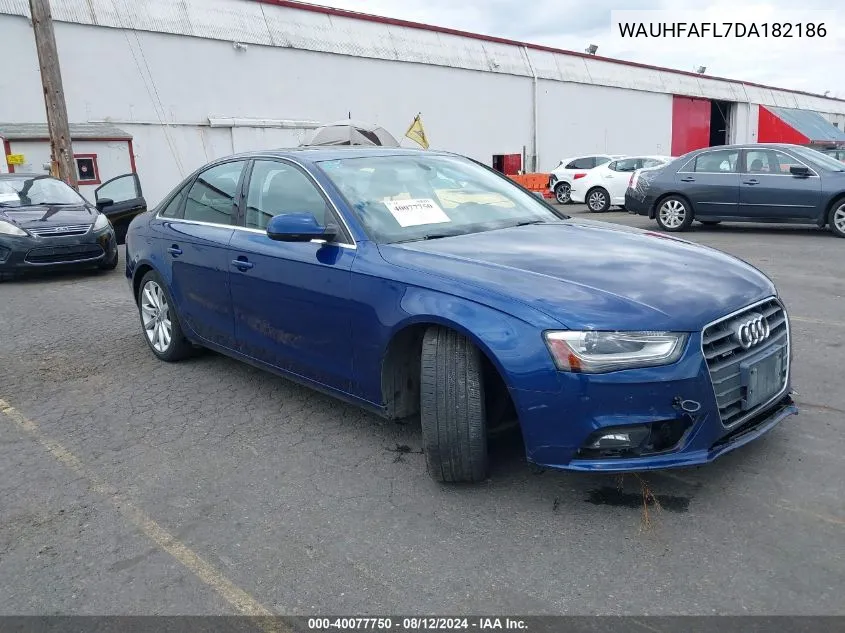 2013 Audi A4 2.0T Premium VIN: WAUHFAFL7DA182186 Lot: 40077750