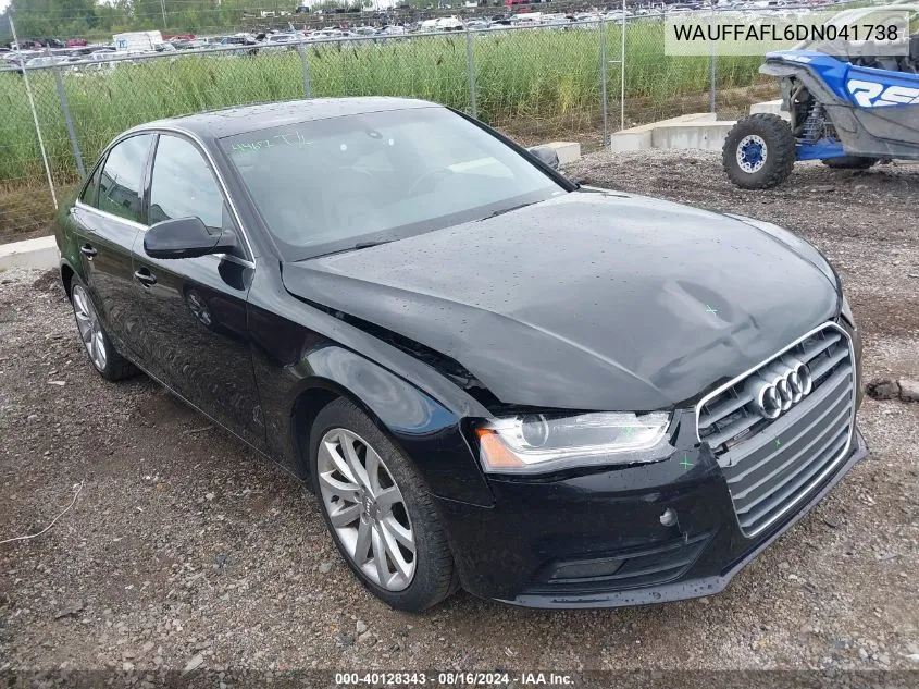 WAUFFAFL6DN041738 2013 Audi A4 2.0T Premium