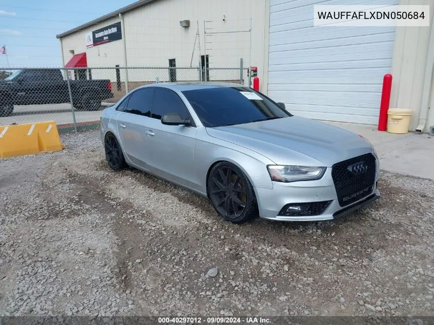 2013 Audi A4 2.0T Premium VIN: WAUFFAFLXDN050684 Lot: 40297012