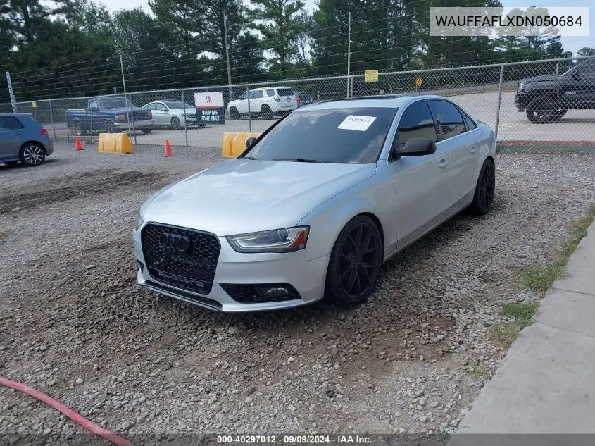 2013 Audi A4 2.0T Premium VIN: WAUFFAFLXDN050684 Lot: 40297012